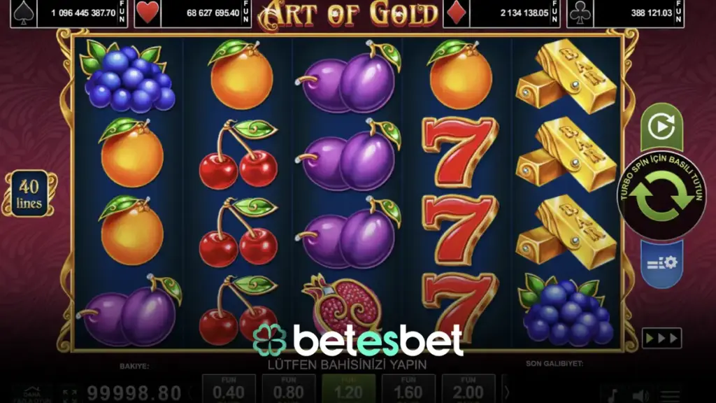 Betesbet art of gold